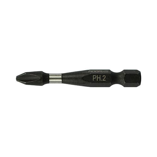 TIMCO Impact Driver Bits - PH (No.2 x 50, Handy Bit Pack of 5)