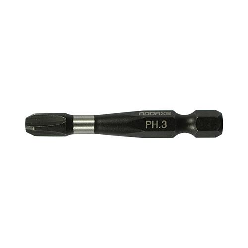 TIMCO Impact Driver Bits - PH (No.3 x 50, Handy Bit Pack of 5)