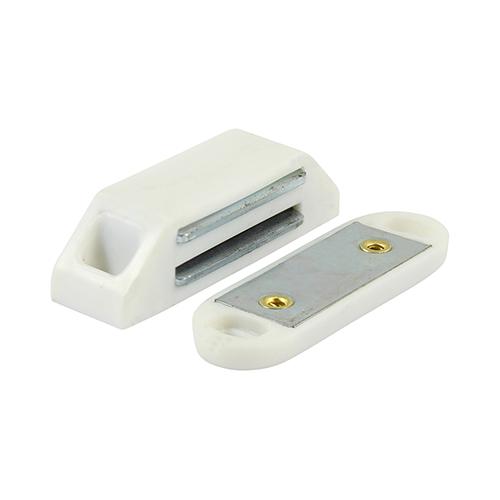 TIMCO Magnetic Catches - White (6kg, TIMpac of 2)