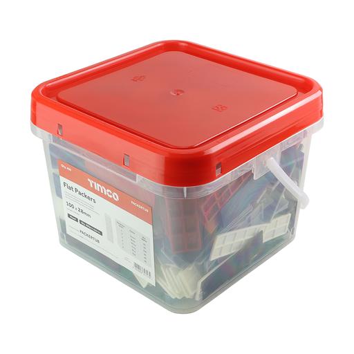 TIMCO Assorted Packers - Tub - 28Mm (100 x 28, Tub of 400)