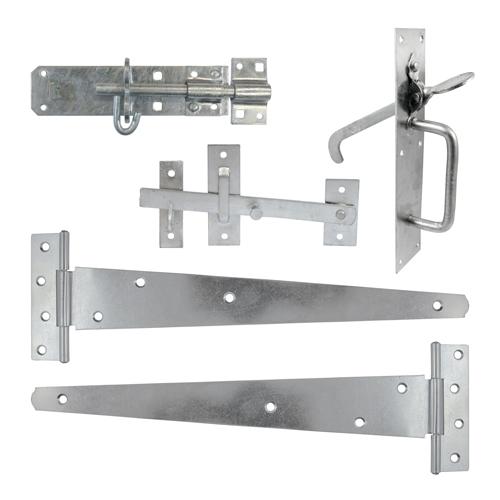 TIMCO Side Gate Kit - Suffolk Latch - Hot Dipped Galvanised (18, TIMbag of 1)