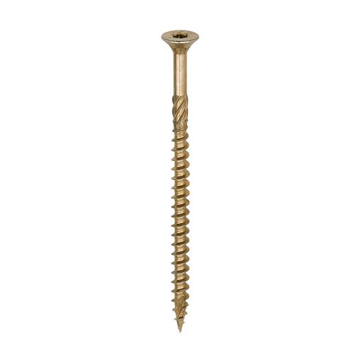 TIMCO C2 Clamp-Fix - TX - Double Countersunk With Ribs - Twin-Cut - Yellow (6.0 x 100, Box of 100)