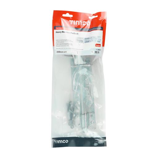 TIMCO Heavy Brenton Padbolt - Hot Dipped Galvanised (10, TIMbag of 1)
