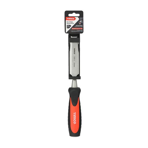 TIMCO Bevel Edge Wood Chisel (25mm, Clip of 1)