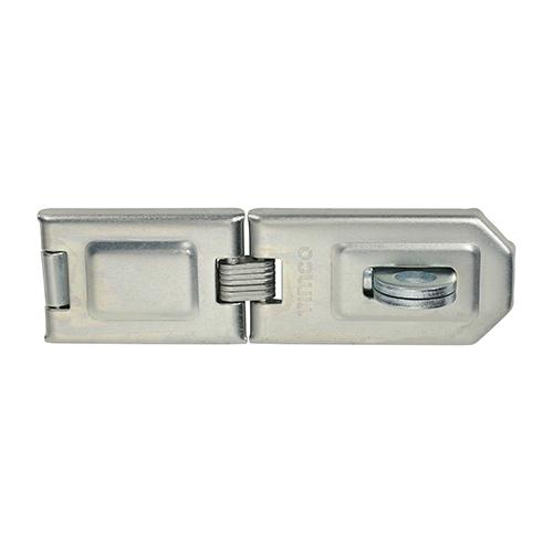TIMCO Single Hinged Hasp & Staple - Zinc (160mm, Blister Pack of 1)