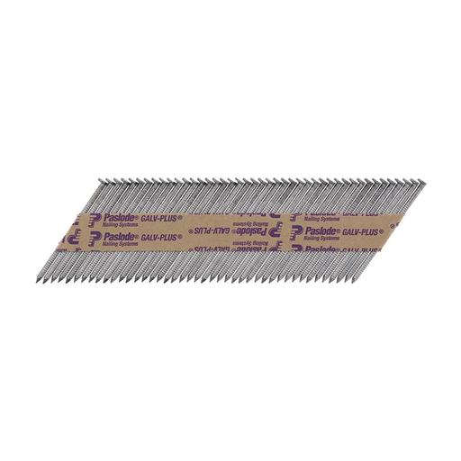 TIMCO Paslode Im350+ Nails & Fuel Cells Trade Pack - Ring Shank - Galvanised + - 141210 (2.8 x 63/3CFC, Box of 3300)