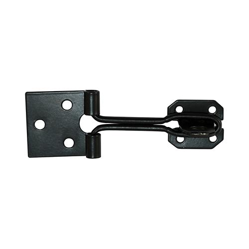 TIMCO Wire Pattern Hasp & Staple - Black (6, TIMpac of 1)