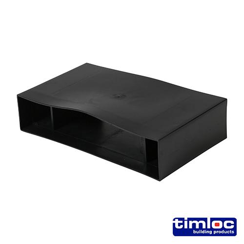 TIMCO Timloc Underfloor Vent - Horizontal Rear Extension - 1206 (+ 100mm, Unit of 1)
