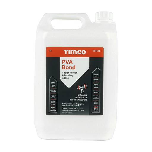 TIMCO PVA Bond (5L, Bottle of 1)