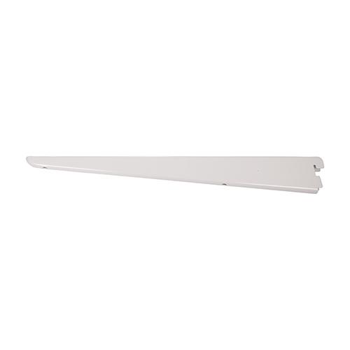 TIMCO Twin Slot Shelf Bracket - White (370mm, Unit of 1)
