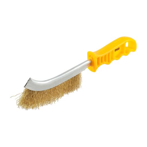 TIMCO Wire Hand Brush - Brass (255mm, Unit of 1)