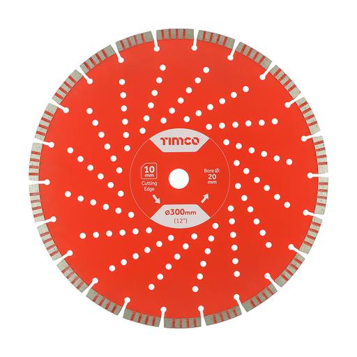 TIMCO Trade Diamond Blade - Segmented (300 x 20.0, Box of 1)