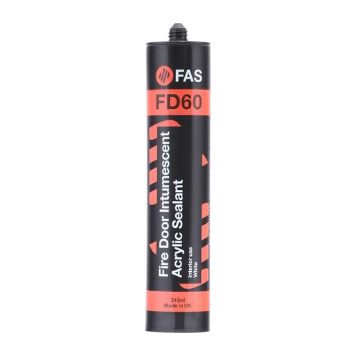 TIMCO Fire Door Intumescent Acrylic Sealant - White (310ml, Cartridge of 1)