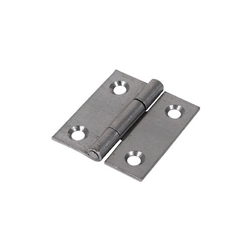 TIMCO Plain Butt Hinge - Fixed Pin (1838) - Self Colour (38 x 34, Plain Bag of 1)