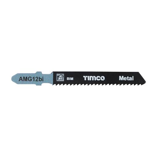 TIMCO Jigsaw Blades - Metal Cutting - Bi-Metal Blades - T118Bf (Pack of 5)