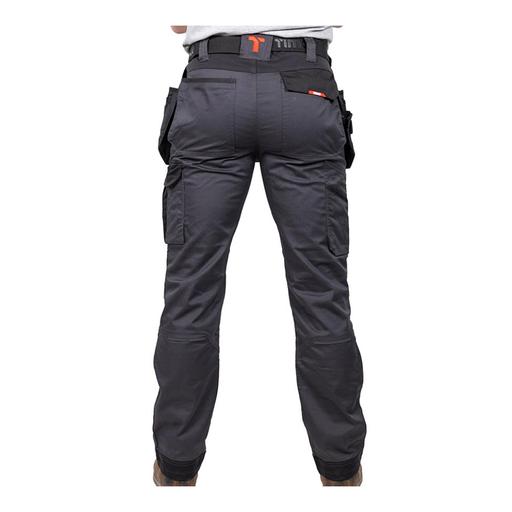 TIMCO Craftsman Trousers - Grey/Black (W38 L32, Bag of 1)