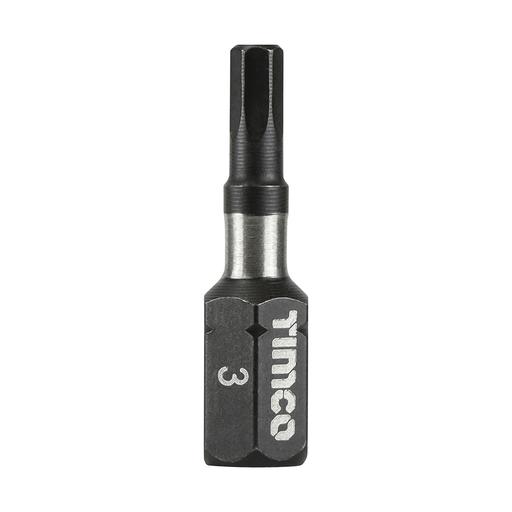 TIMCO Impact Driver Bits - Hex (3.0 x 25, Handy Bit Pack of 10)