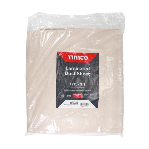 TIMCO Laminated Dust Sheet (12ft x 9ft, Bag of 1)