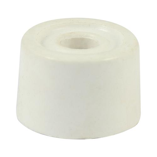 TIMCO Pvc Door Stops - White (32 x 21, TIMpac of 2)