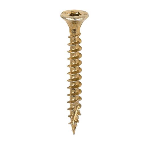 TIMCO C2 Clamp-Fix - TX - Double Countersunk With Ribs - Twin-Cut - Yellow (4.0 x 35, Box of 200)