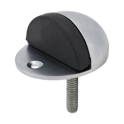 TIMCO Oval Door Stop - Satin Chrome (47mm, TIMpac of 1)