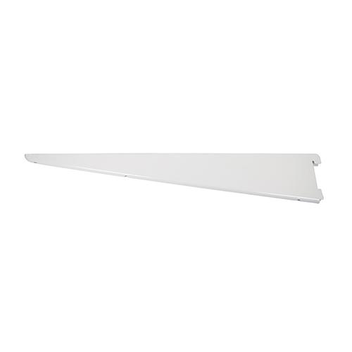 TIMCO Twin Slot Shelf Bracket - White (470mm, Unit of 1)