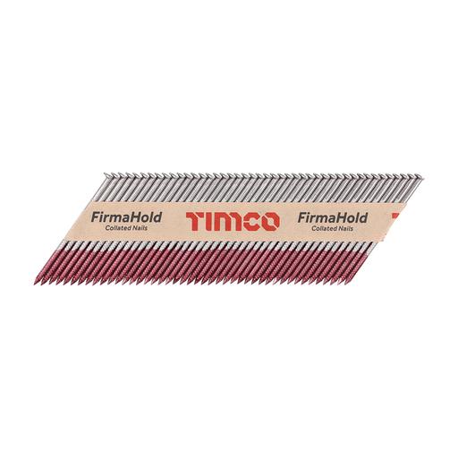 TIMCO Firmahold Collated Clipped Head Nails - Retail Pack - Ring Shank - A2 Stainless Steel (2.8 x 63, Box of 1100)