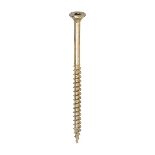 TIMCO C2 Clamp-Fix - TX - Double Countersunk With Ribs - Twin-Cut - Yellow (5.0 x 80, Box of 200)