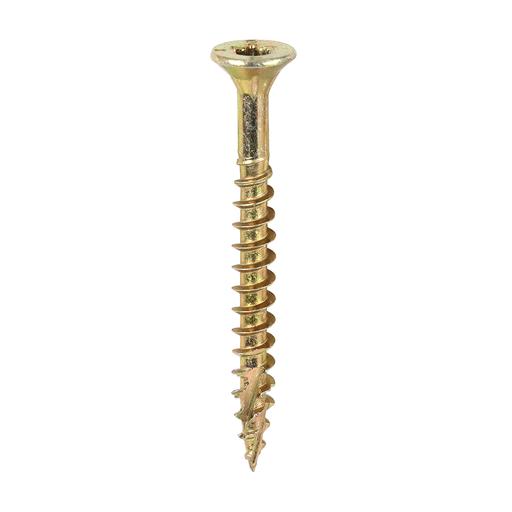 TIMCO C2 Clamp-Fix - TX - Double Countersunk With Ribs - Twin-Cut - Yellow (4.0 x 40, Tub of 1200)