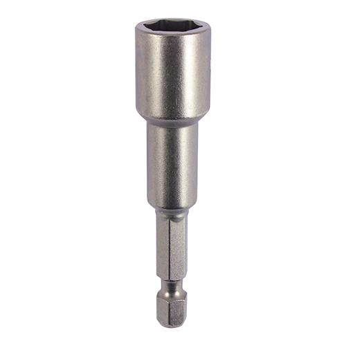TIMCO Magnetic Socket Driver Bit - Hex (10 x 65, Blister Pack of 1)