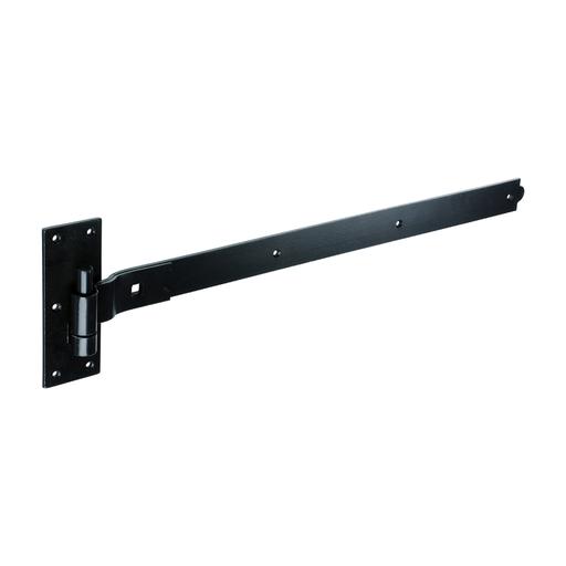 TIMCO Pair Of Cranked Band & Hook On Plates - Black (750mm, Plain Bag of 1)