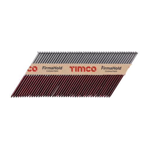 TIMCO Firmahold Collated Clipped Head Nails - Trade Pack - Ring Shank - Firmagalv (3.1 x 75, Box of 2200)