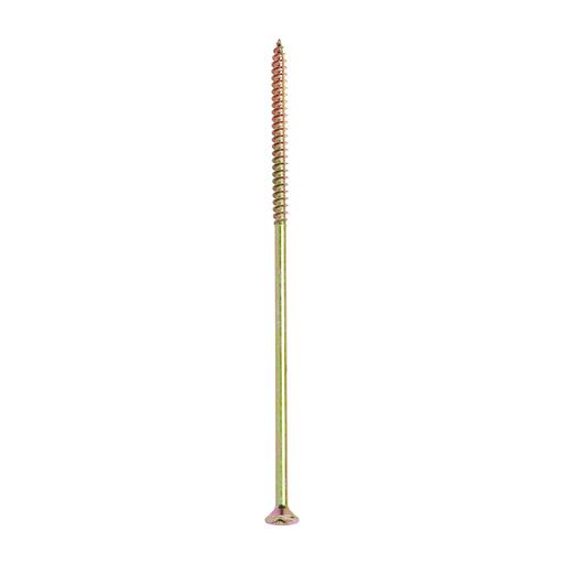 TIMCO Solo Woodscrews - PZ - Double Countersunk - Yellow (6.0 x 180, Box of 100)