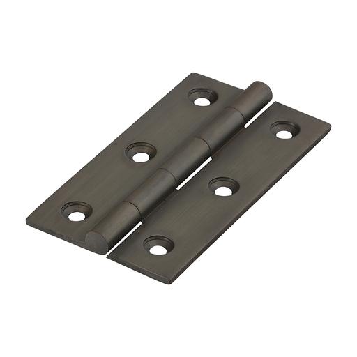 TIMCO Solid Drawn Hinge - Solid Brass - Bronze (75 x 40, Bag of 1)