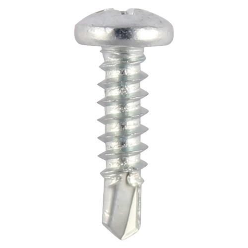 TIMCO Window Fabrication Screws - Pan - PH - Self-Tapping Thread - Self-Drilling Point - Zinc (4.2 x 19, Box of 1000)