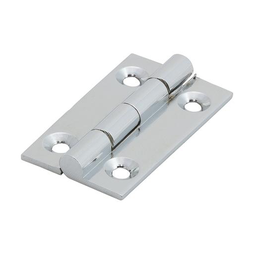 TIMCO Solid Drawn Hinge - Solid Brass - Polished Chrome (38 x 22, Bag of 1)