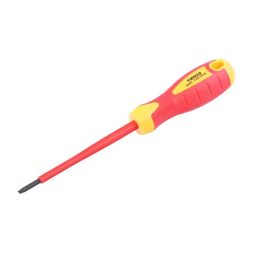 TIMCO Vde Screwdriver - Slotted (3.5 x 0.6 x 100mm, Clip of 1)
