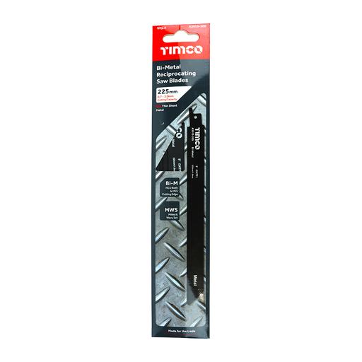 TIMCO Reciprocating Saw Blades - Metal Cutting - Bi-Metal - S1122Af (Pack of 5)