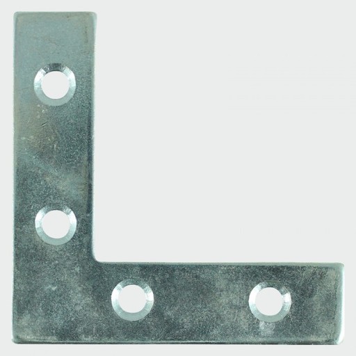 Corner Plate, 75x75x16 mm, 4 pk