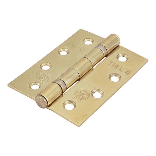 TIMCO Grade 11 Fire Door Hinges - Electro Brass (101 x 76 x 2.6, Box of 1)