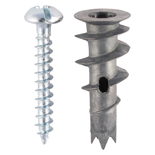 TIMCO Metal Speed Plugs & Screws - Zinc (31.5mm, Box of 100)