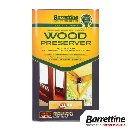 TIMCO Wood Preserver - Clear (5L, Tin of 1)