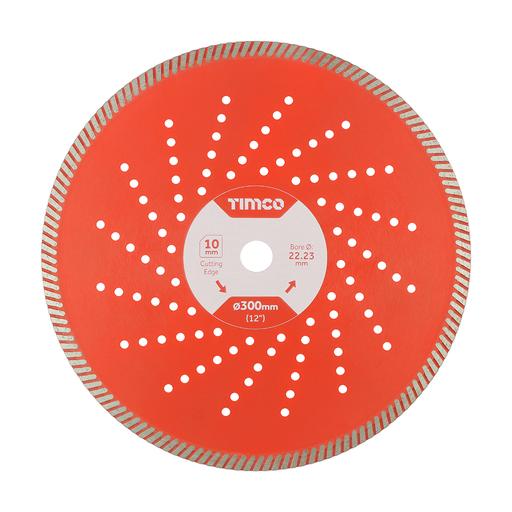TIMCO Premium Diamond Blade - Turbo Continuous (300 x 22.2, Box of 1)