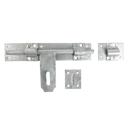 TIMCO Heavy Cross Pattern Door Bolt - Hot Dipped Galvanised (24, Plain Bag of 1)