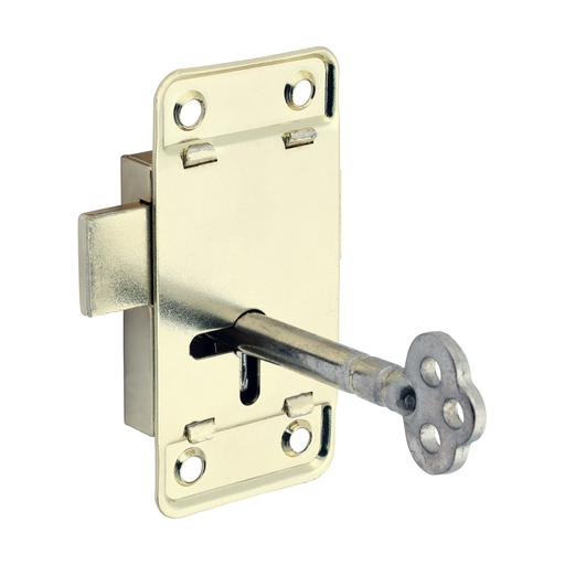 TIMCO Small Cupboard Lock - Electro Brass (64 x 32, Bag of 1)