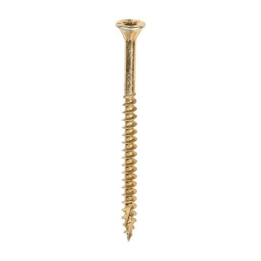 TIMCO C2 Clamp-Fix - TX - Double Countersunk With Ribs - Twin-Cut - Yellow (4.0 x 60, Box of 200)