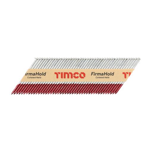 TIMCO Firmahold Collated Clipped Head Nails - Trade Pack - Ring Shank - Firmagalv + (2.8 x 63, Box of 3300)