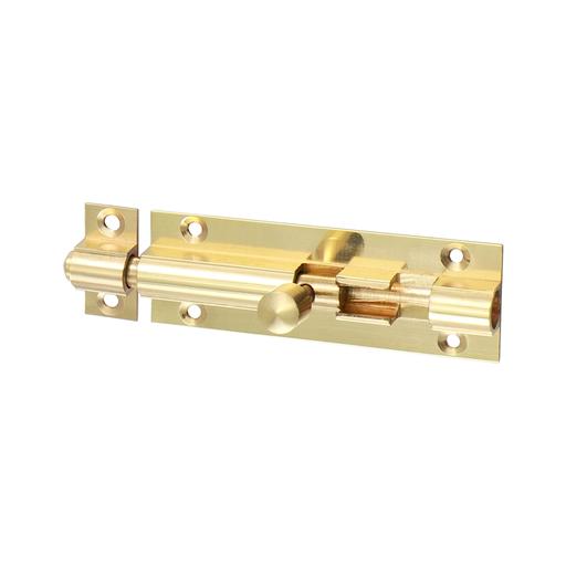 TIMCO Straight Barrel Bolt - Polished Brass (75 x 25mm, TIMpac of 1)