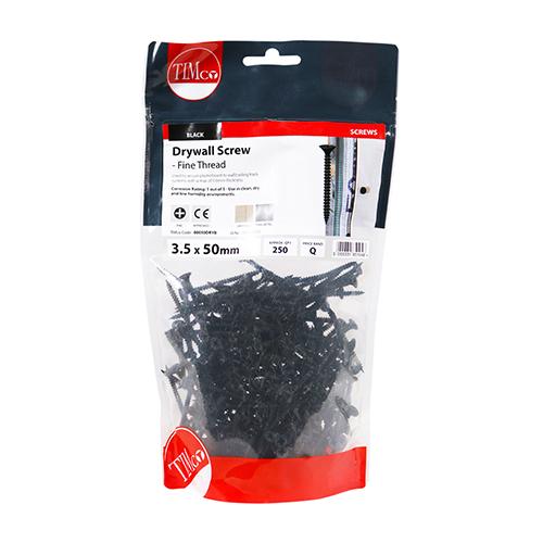 Drywall Screw, 3.5x50mm, 250pk