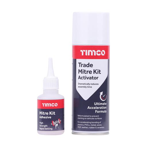 TIMCO Trade Instant Bond Mitre Kit (200ml / 50g, Pack of 1)